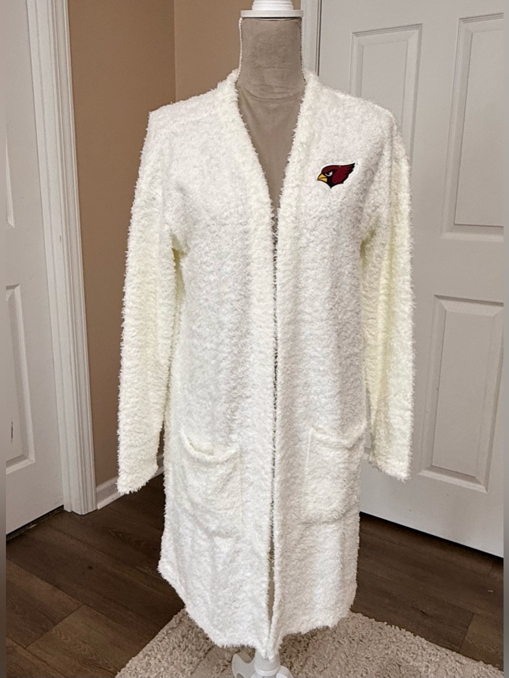 WEAR by Erin Andrews Arizona Cardinals Women's Cozy Lounge Cardigan Sweater XL